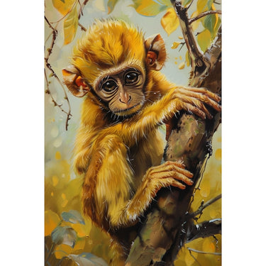 Cute Monkey Canvas